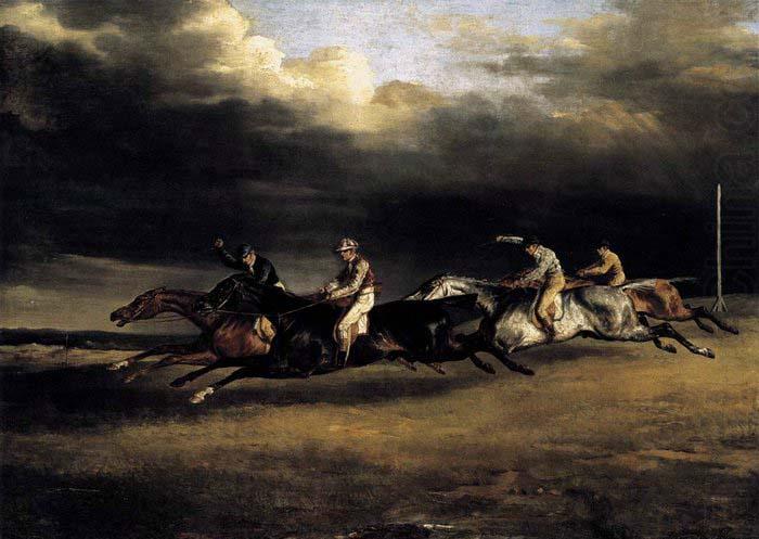 Theodore Gericault The Epsom Derby china oil painting image
